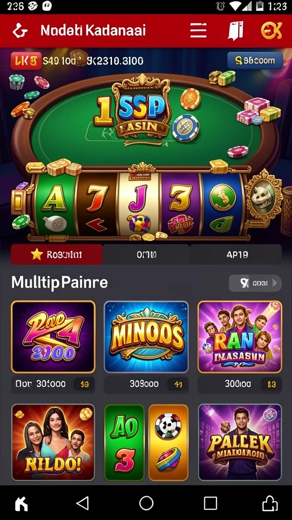dawatogel - Screenshot aplikasi DAWATOGEL dengan tampilan antarmuka utama yang menarik.
