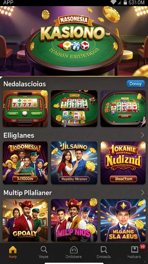 kingslot - Tampilan antarmuka yang bersih dan user-friendly.