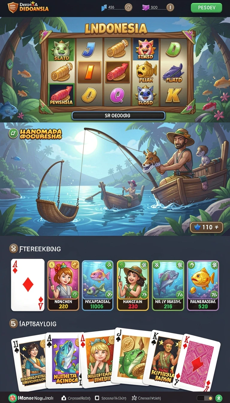 rejekigames - Antarmuka yang menarik dan mudah dinavigasi.